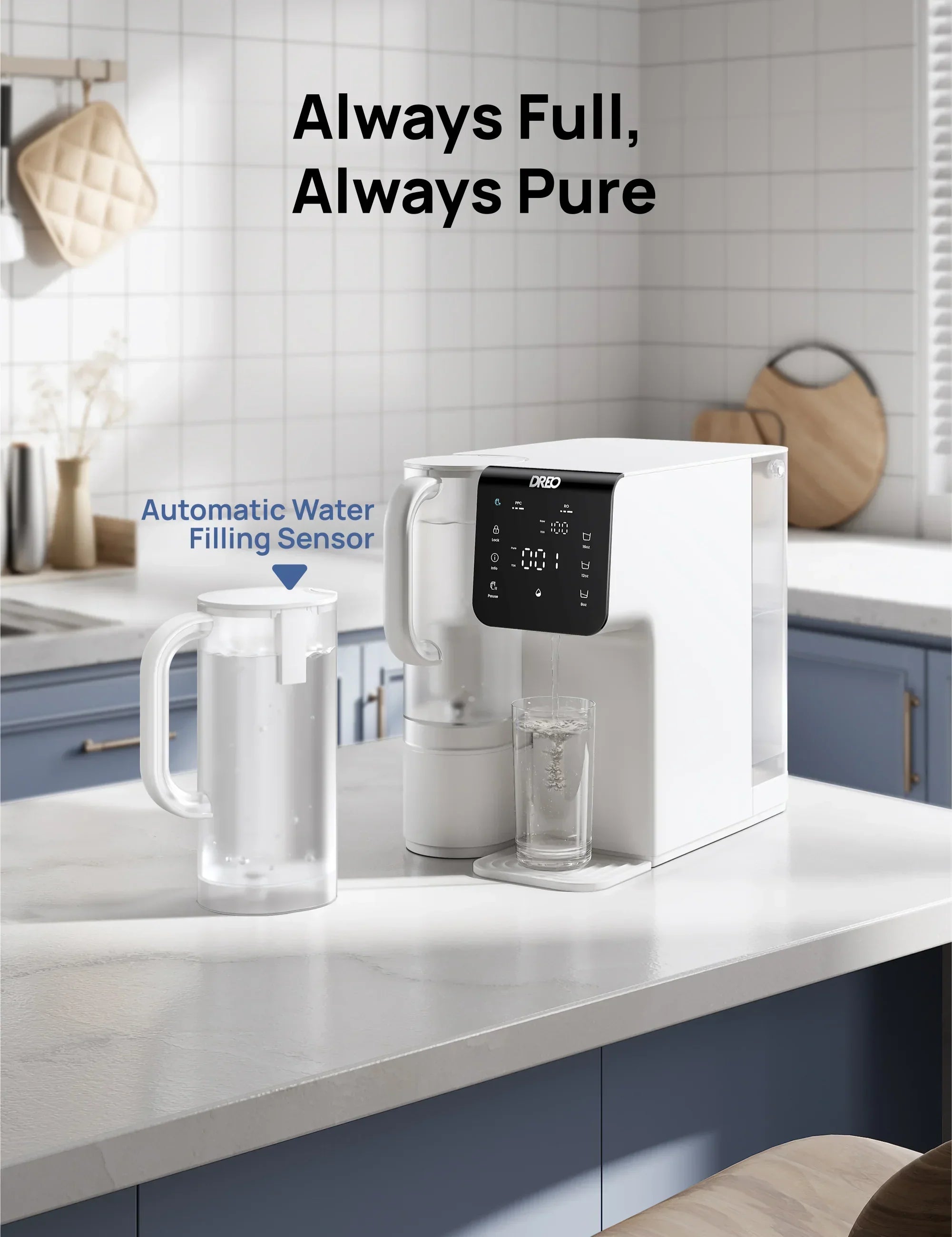 RO Water Filter 511 Autofill Water Pitcher Replacement