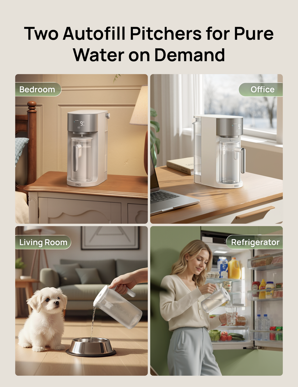 RO Water Filter 112 & 113 & 114 & 115 Autofill Water Pitcher Replacement