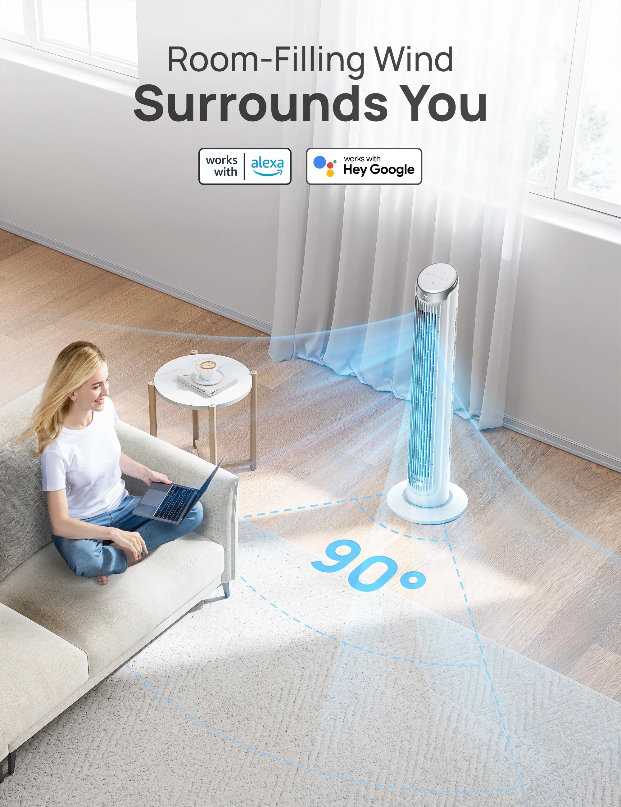 Smart Tower Fan Cruiser Pro T3S