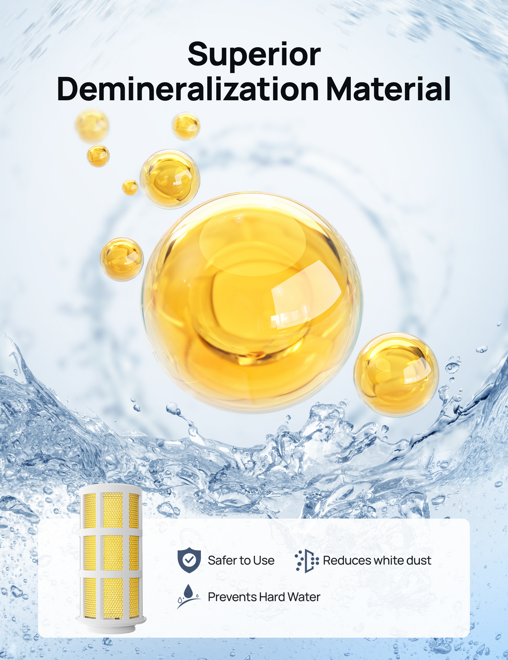 Smart Humidifier 717S 8L with Demineralization Cartridge