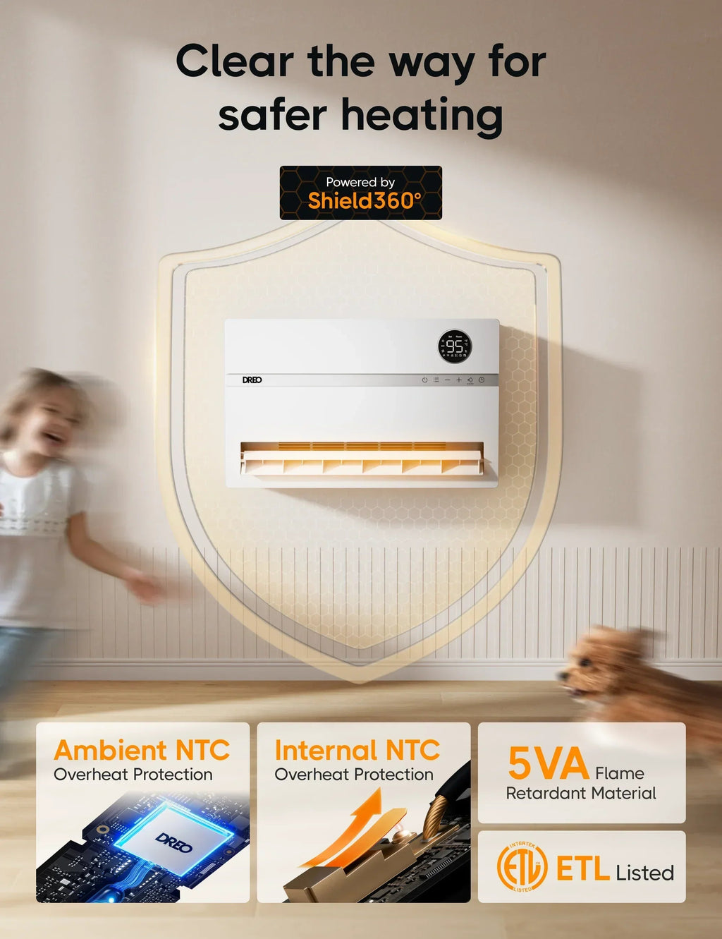 Smart Wall-Mounted Heater 719S
